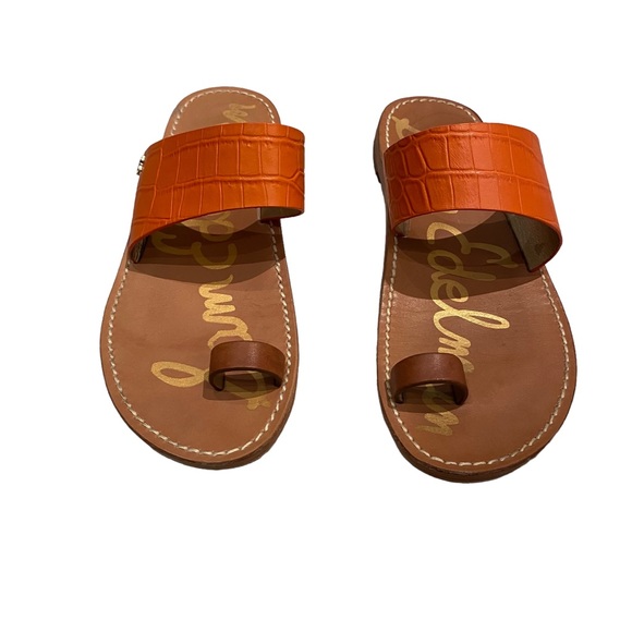 Sam Edelman Shoes - Sam Edelman Maxy Slide Sandals Spicy Orange Size 8.5